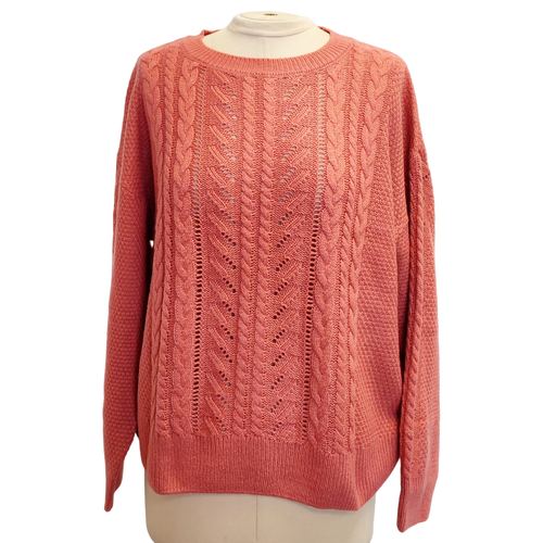 Pull en maille corail - L - esmara - Modalova