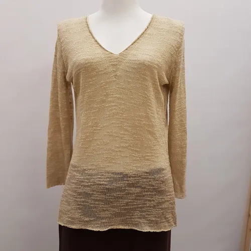 Tunique en maille fine beige - Taille 1 - jofrati - Modalova