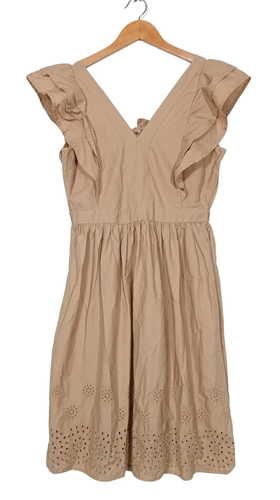 Robe  volant bohme beige - M - vero moda - Modalova