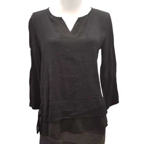 Top noir - MASSIMO DUTTI - Taille L - massimo dutti - Modalova