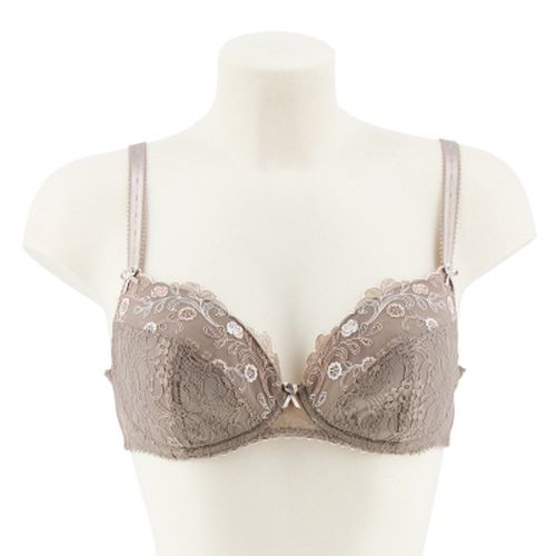 Soutien-gorge dentelle et broderie avec armatures - Taille 90C - pige - Modalova