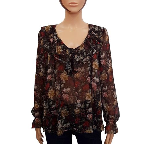 Top blouse tunique T 38 imprimé floral - naf naf - Modalova