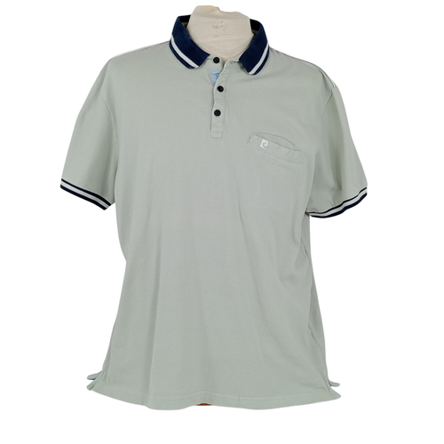 Polo de la marque Pierre Cardin  col classique  manches courtes de couleur anis taille XL (44) - pierre cardin sport - Modalova