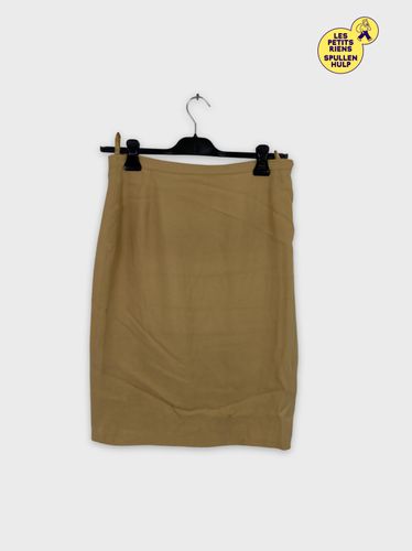 Jupe courte crayon beige XXL 44  - Apostrophe - Modalova