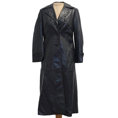 Manteau long en cuir - 38 - Femme - melchinger - Modalova