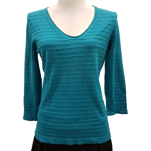 Pull fin turquoise - Taille 38 - 1.2.3. - Modalova