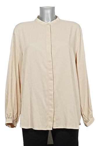 Chemise  col mao beige - L - uniqlo - Modalova