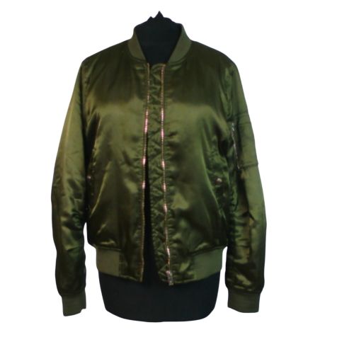Veste bomber , vert kaki, taille M - Mango - Modalova