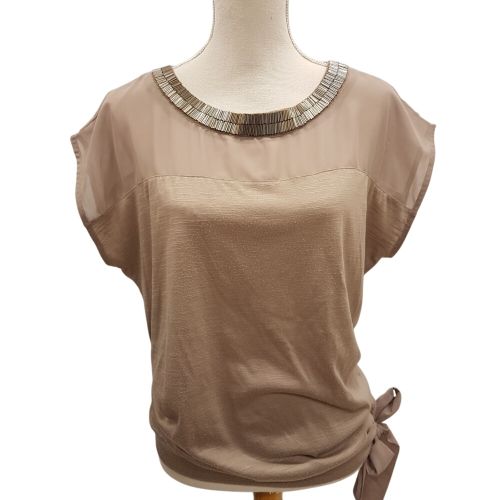 Top avec col bijou - Taille 4 - jacqueline riu - Modalova