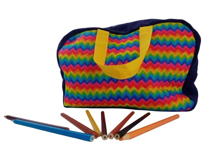 Petit Sac Bowling en Tissu Upcycling - Label Emmaus - Modalova