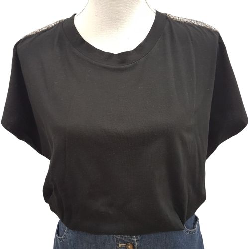 Tee-shirt avec ruban perl argent - Taille XL - etam - Modalova
