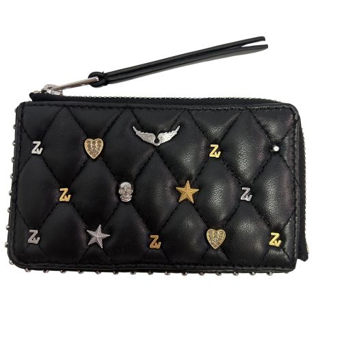 Porte-carte Zadig&Voltaire charms en cuir - Zadig & Voltaire - Modalova