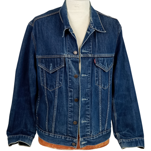 Veste en jean de la marque  manches longues de couleur jean taille L (40) - levi strauss & co - Modalova