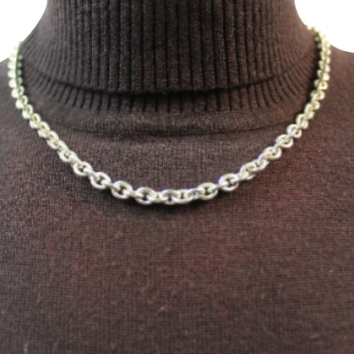 Chane Authentique  Maille Marine Classique - Acier Inoxydable (47 cm) - agatha paris - Modalova