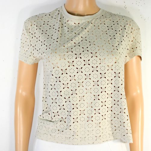 T-shirt En Sudine Beige Taille Estime M - non renseign - Modalova