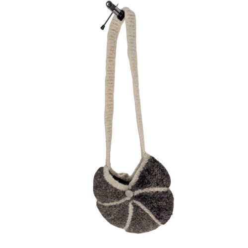 Sac  bandoulire en laine intrieur tissus - Label Emmaus - Modalova