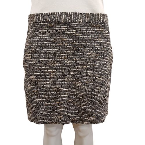 Jupe courte et blanche faon tweed - Taille 38/40 estime - tommy hilfiger - Modalova