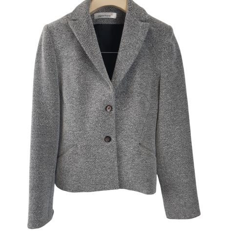 Blazer gris chin vintage 90s - Taille 38 - Chantal Rosner - Modalova