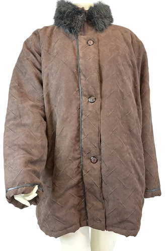 Manteau DAMART brun Taille L - Label Emmaus - Modalova