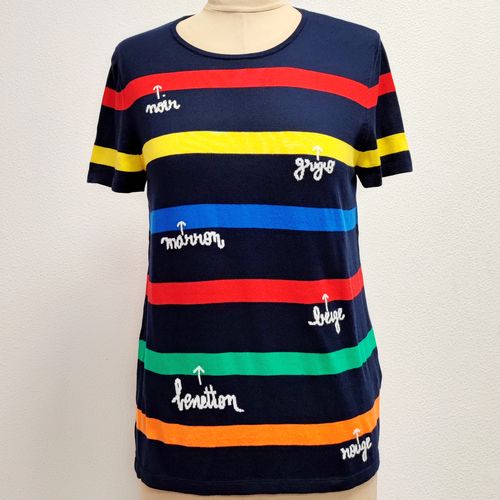 T-shirt en maille "" - L - united colors of benetton. - Modalova