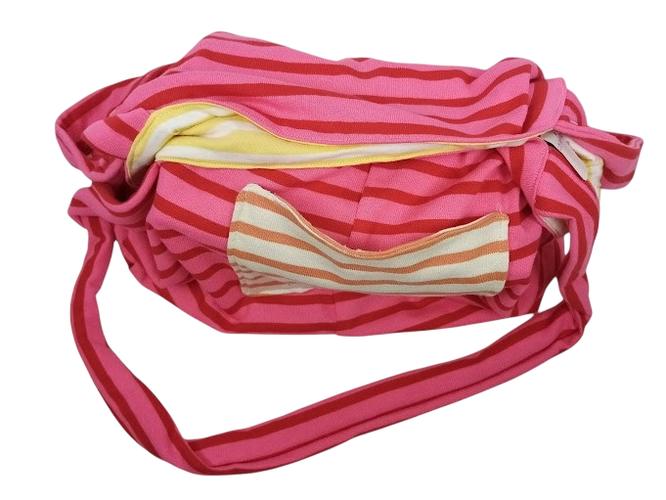 Sac de plage rose 1 poche fait main - Label Emmaus - Modalova