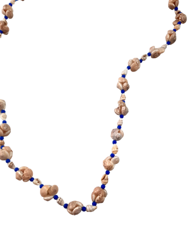 Collier de coquillages avec perles bleu - Label Emmaus - Modalova