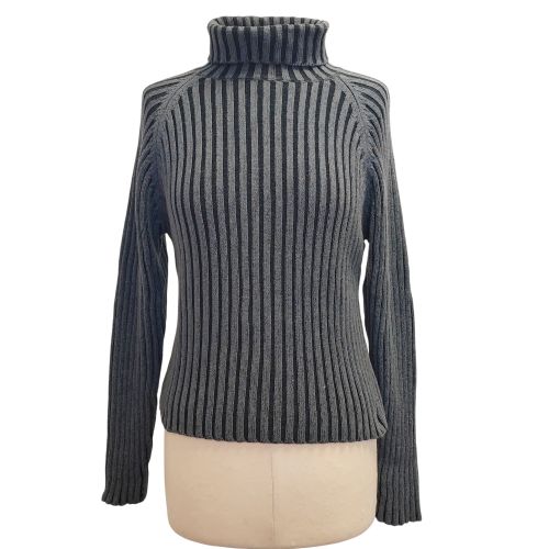 Pull en maille ctele - M - vintage - Modalova