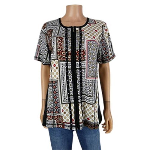 Veste zippe noire imprime - C&A - taille L - c&a canda - Modalova