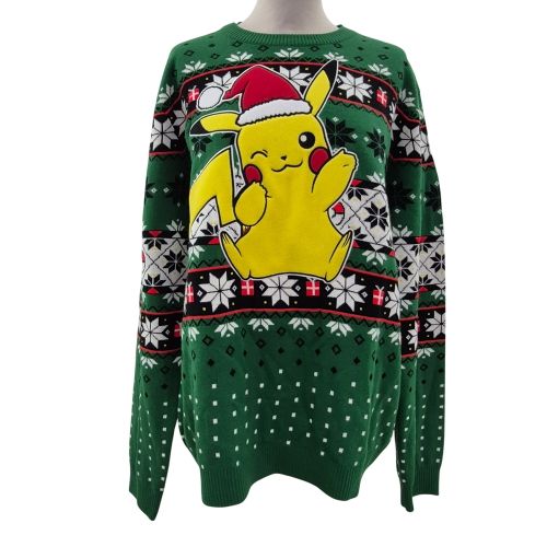 Pull de Noël Pokémon – Pikachu Santa – Officiel 2024 - Label Emmaus - Modalova