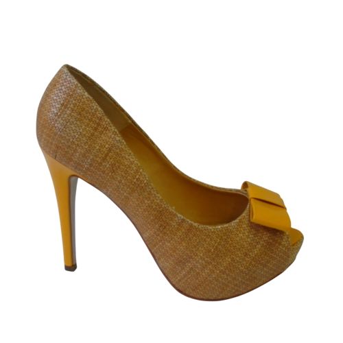 Escarpins , beige paille, pointure 40 - cosmoparis - Modalova