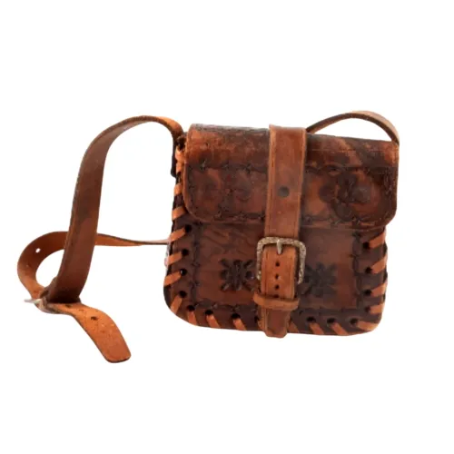 Sac  main bandoulire en cuir - Label Emmaus - Modalova