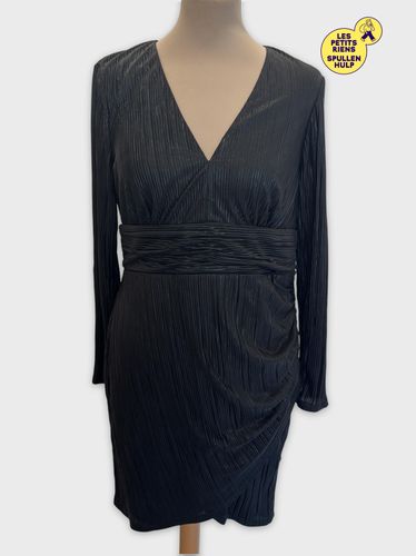 Robe plisse noire  - symbiose collection - Modalova