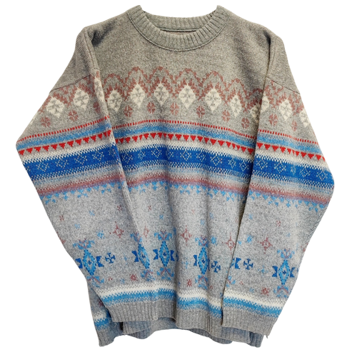 Pull jacquard - XL - vintage - Modalova