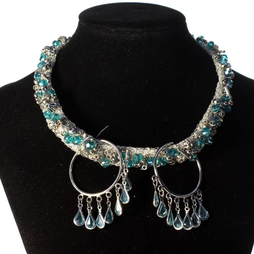 Collier ras de cou + boucles d'oreilles - Label Emmaus - Modalova