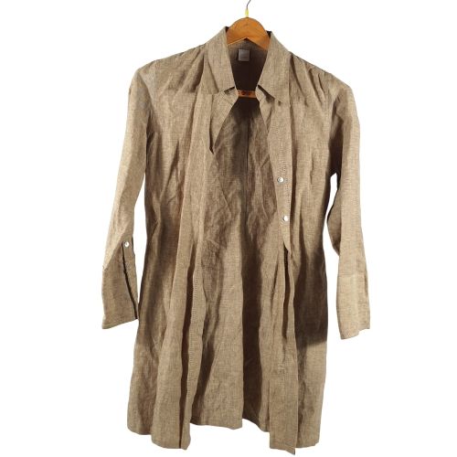 Chemise longue en lin - 44 - camaeu - Modalova