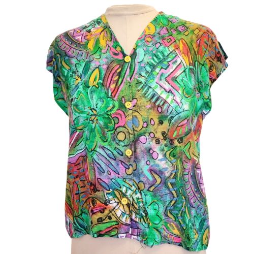 Blouse  motif - M - fait main - Modalova