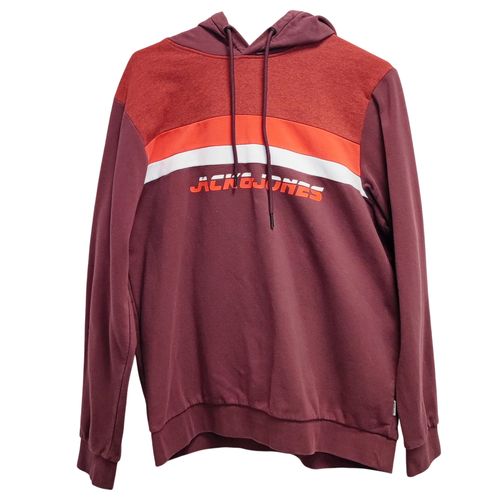 Sweat  capuche bordeaux - L - jack& jones - Modalova