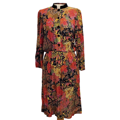 VINTAGE - Robe fleurie - XL - Femme - vintage - Modalova