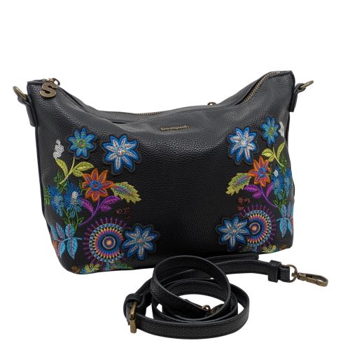 Sac  mains - Bandoulire & motifs fleuries - Desigual - Modalova