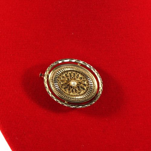 Broche ancienne plaque or - Label Emmaus - Modalova