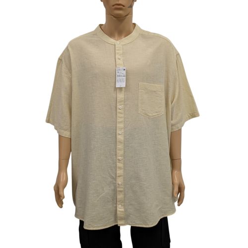 Neuf & tiquette Chemise Grande Taille 6XL = 66 en lin mlang ple - kiabi - Modalova