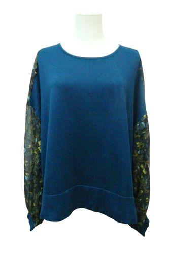 HF403 - Pull manches transparentes - Trend by Captain Tortue - Taille M - Label Emmaus - Modalova