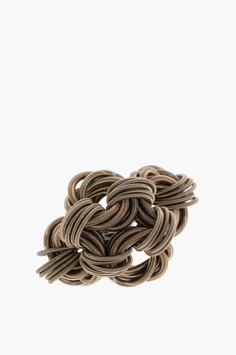 Metal Braided Ring size Unica - Monica Trevisi - Modalova