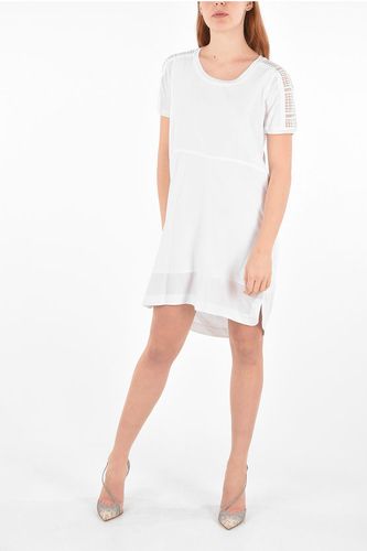 BLACK GOLD cut out details DICON asymmetric tee mini dress size 40 - Diesel - Modalova