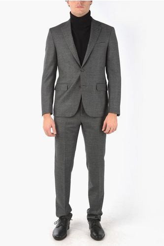 CC COLLECTION Herringbone RIGHT Virgin Wool Suit size 52 - Corneliani - Modalova