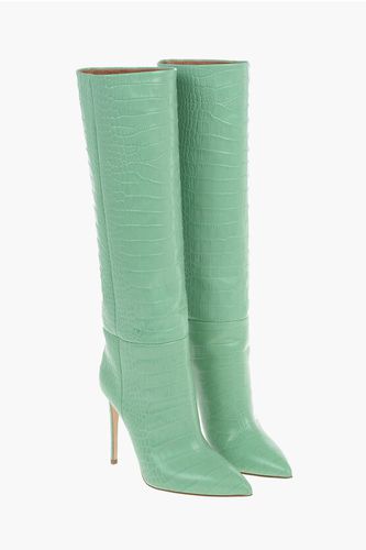 Croco Printed Leather Over-the-knee Boots 11,5cm size 36 - Paris Texas - Modalova