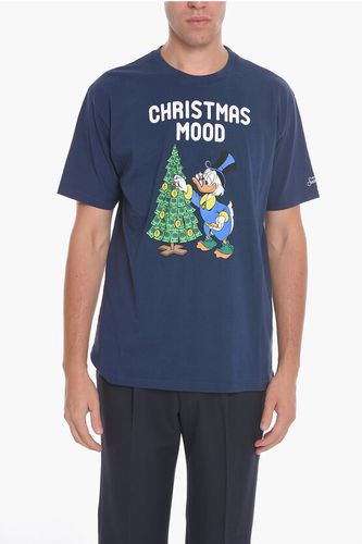 DISNEY Front Printed CHRISTMAS MOOD Crew-neck T-Shirt size L - MC2 Saint Barth - Modalova