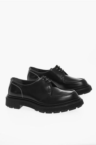 Leather Derby Shoes With Constrasting Seams size 41 - Adieu - Modalova