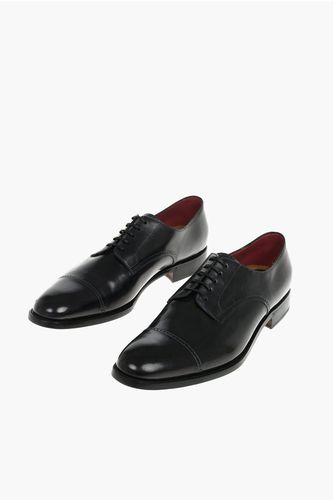 Leather Derby Shoes With Leather Soles size 11 - Corneliani - Modalova