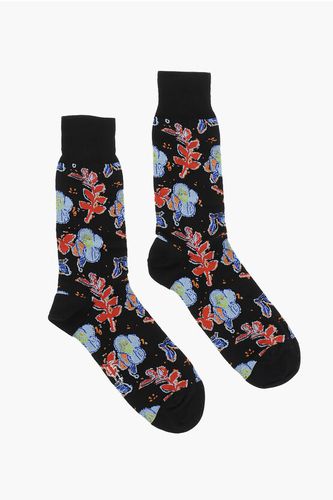 Long Socks with Allover Floral Pattern size Unica - Paul Smith - Modalova